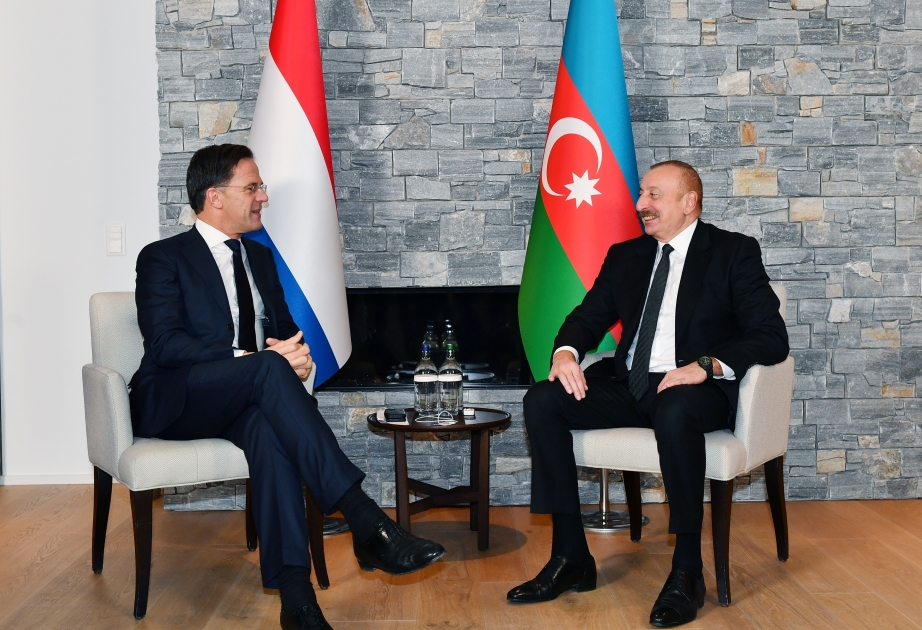 Davos : entretien du président Ilham Aliyev avec le Premier ministre néerlandais VIDEO