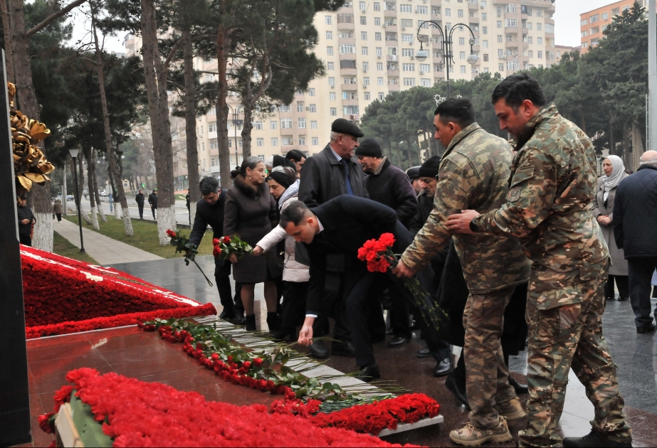 Abşeron rayonunda 20 Yanvar şəhidlərinin xatirəsi anılıb