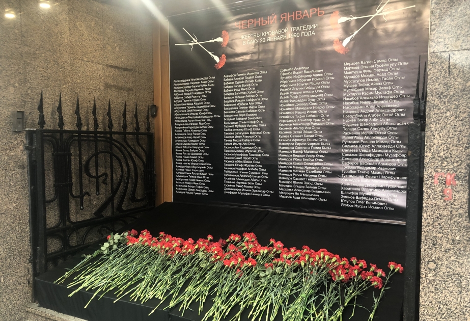20 Yanvar şəhidlərinin xatirəsi Moskvada da yad edilib