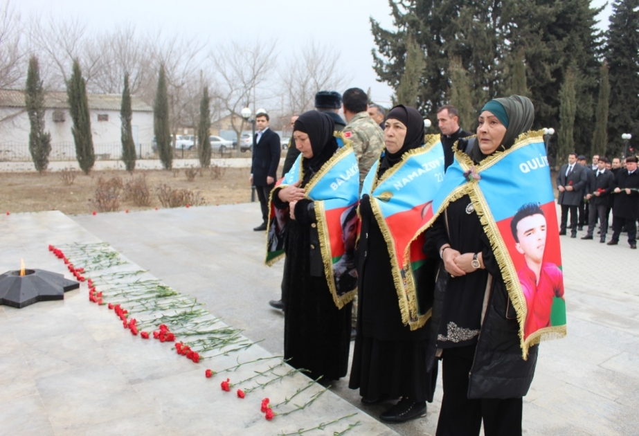 20 Yanvar şəhidlərinin xatirəsi Qarabağ bölgəsində anılıb