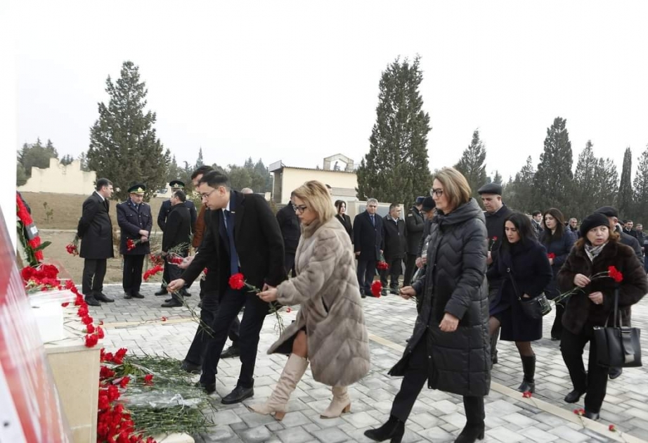Şirvanda 20 Yanvar şəhidlərinin xatirəsi yad edilib