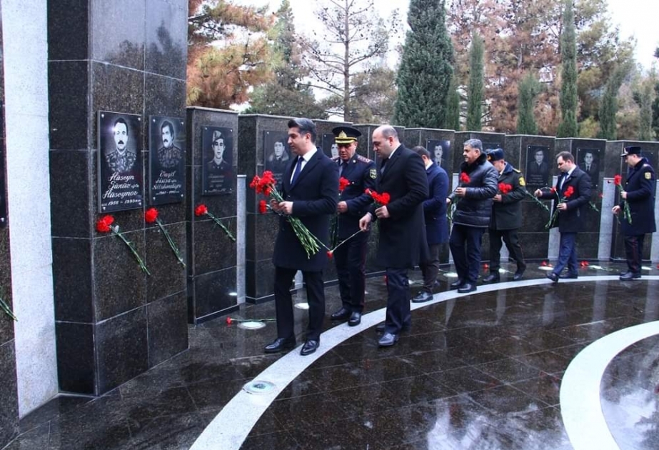 Naftalan, Göygöl və Ağstafada 20 Yanvar şəhidlərinin xatirəsi anılıb