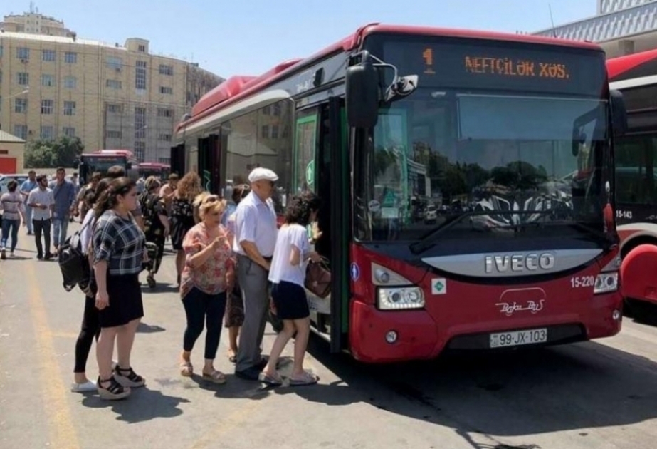 Ötən il nəqliyyat vasitələri ilə 1,6 milyard sərnişinə xidmət göstərilib