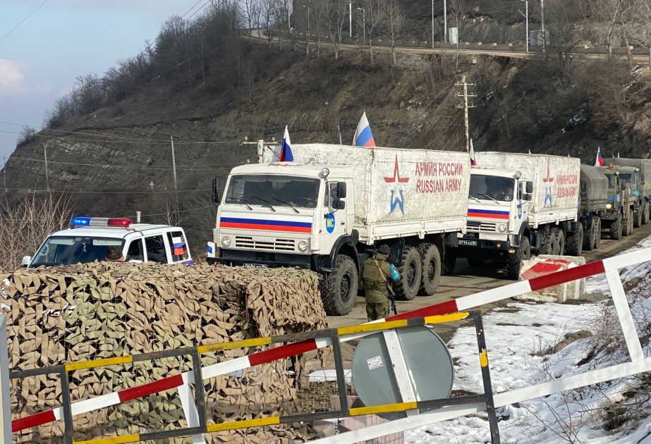 Laçın-Xankəndi yolu: Sülhməramlılara məxsus avtomobil karvanının aksiya ərazisindən keçidinə şərait yaradılıb