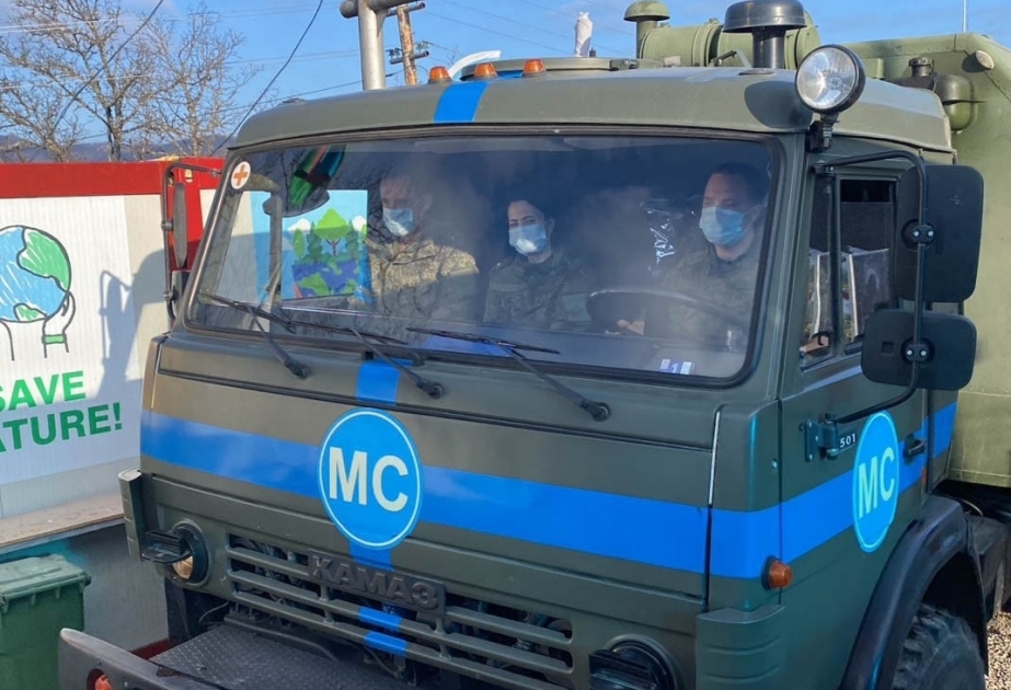 Conditions created for unhindered passage of 6 trucks belonging to Russian peacekeepers along Lachin-Khankandi road