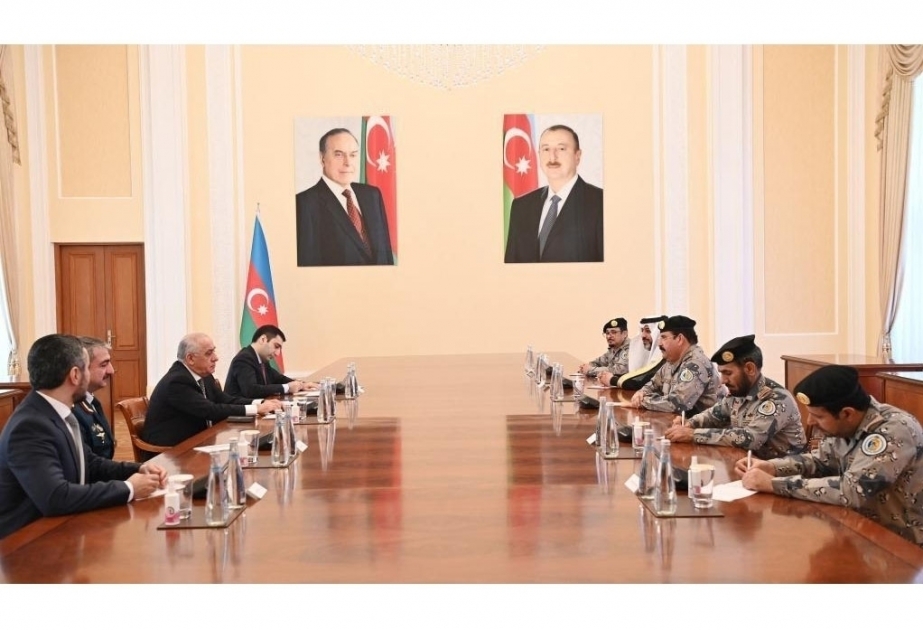 Azerbaijani Premier meets with Director General of Saudi Arabian Border Guard