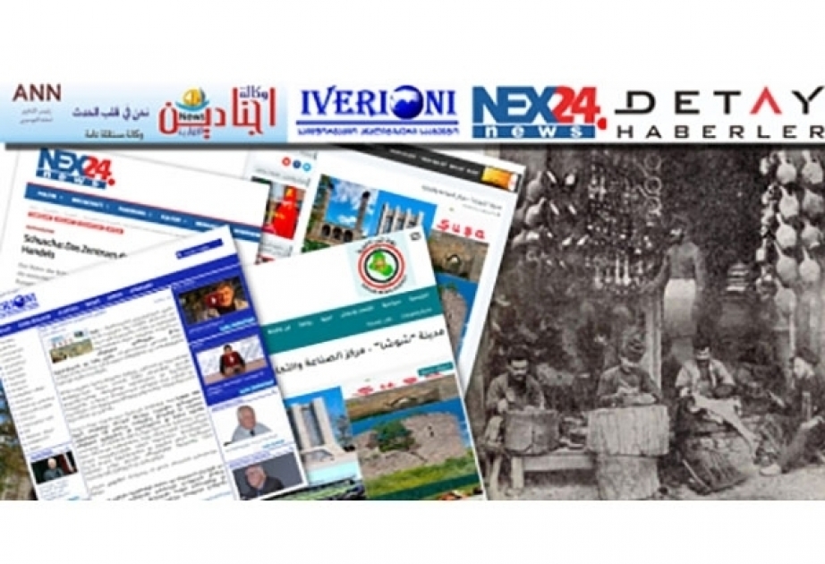 Видеоролик «Шуша – центр ремесел и торговли» в зарубежных СМИ