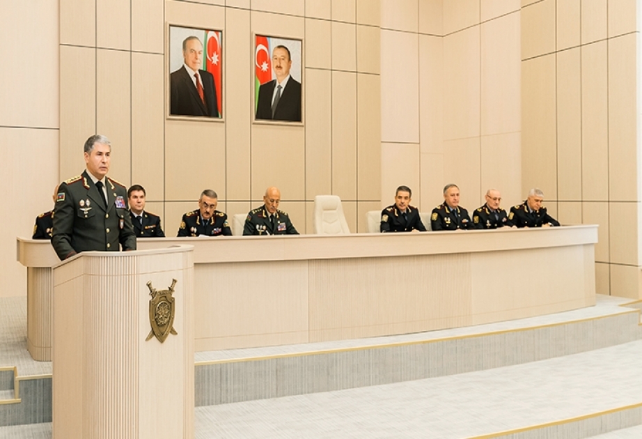 Daxili İşlər Nazirliyində ötən ilin nəticələri və qarşıda duran vəzifələrə həsr olunmuş kollegiya iclası keçirilib
