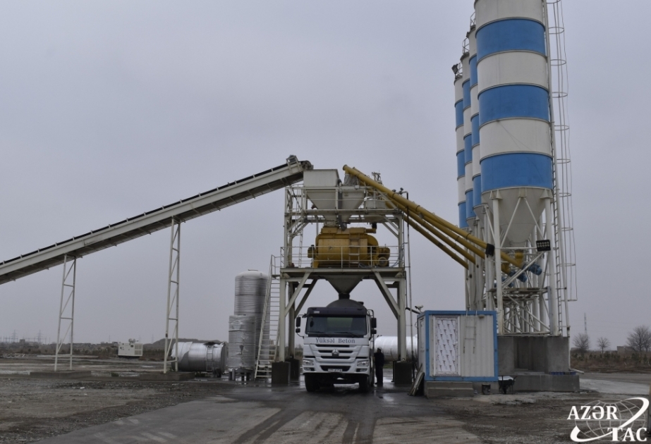 Ağdam Sənaye Parkında beton məhsullarının topdan və pərakəndə satışına başlanılıb