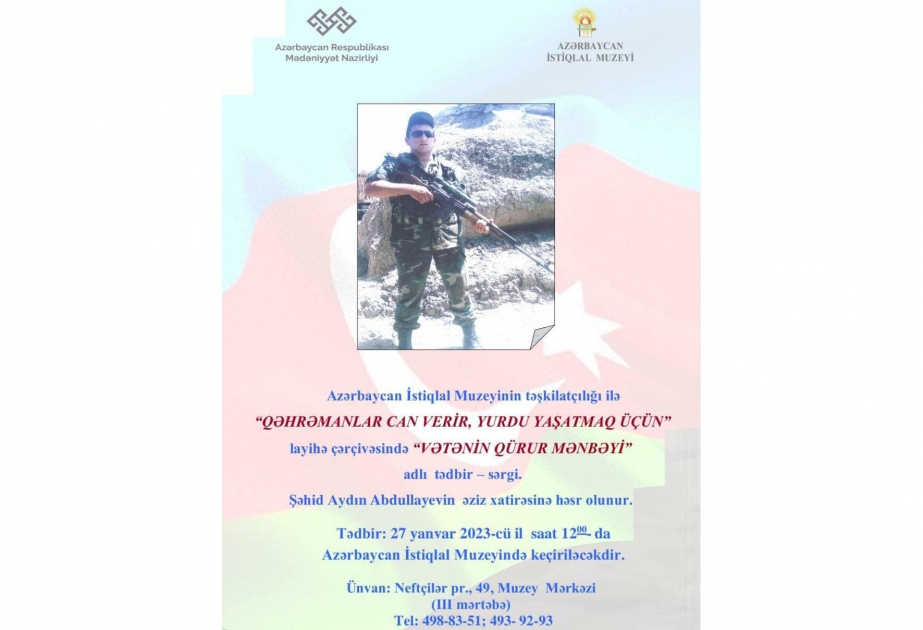 İstiqlal Muzeyində növbəti tədbir- “Vətənin qürur mənbəyi”