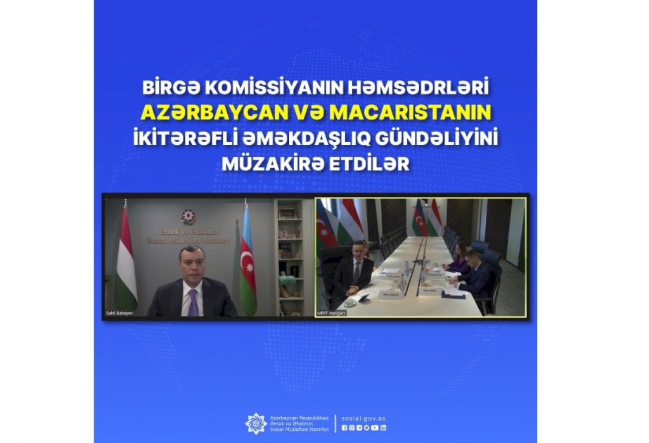 Birgə Komissiyanın həmsədrləri əməkdaşlıq gündəliyini müzakirə ediblər
