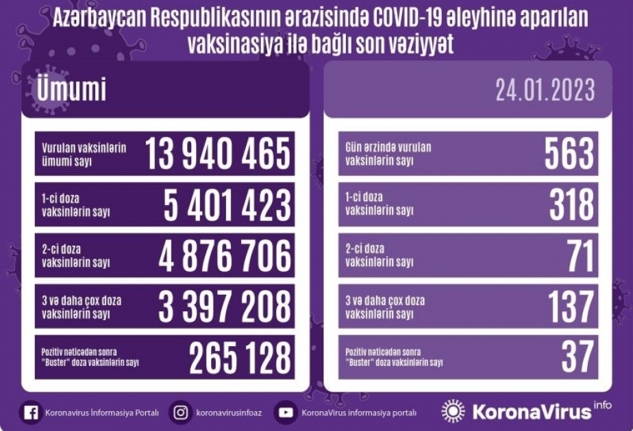 COVID-19-Impfung in Aserbaidschan: Am Dienstag 563 Impfdosen verabreicht