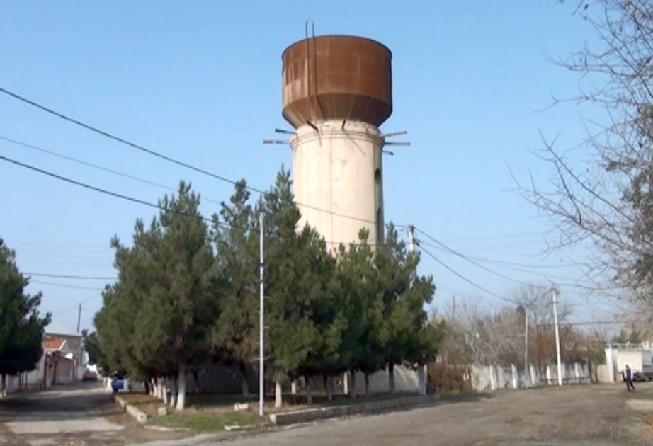 Salyan rayonunda bir əsrə yaxın yaşı olan Su qülləsi