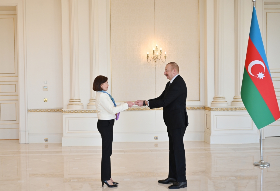 President Ilham Aliyev received credentials of incoming ambassador of France VIDEO