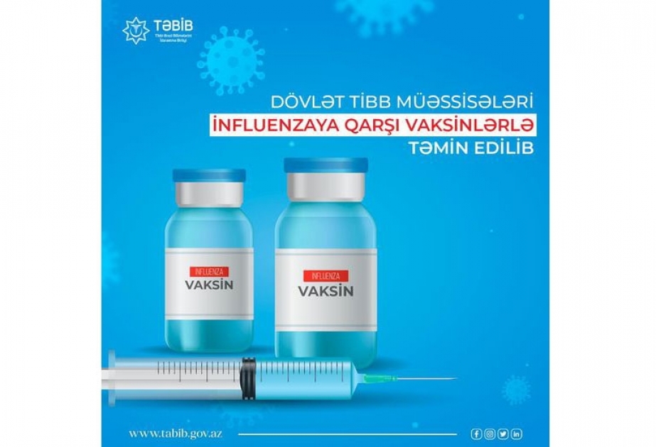 TƏBİB: 20 mindən çox şəxsə qripə qarşı vaksin vurulub