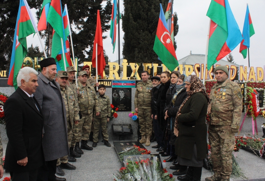 Göygöldə Vətən müharibəsi şəhidi Tarix Həsənovun xatirəsi anılıb