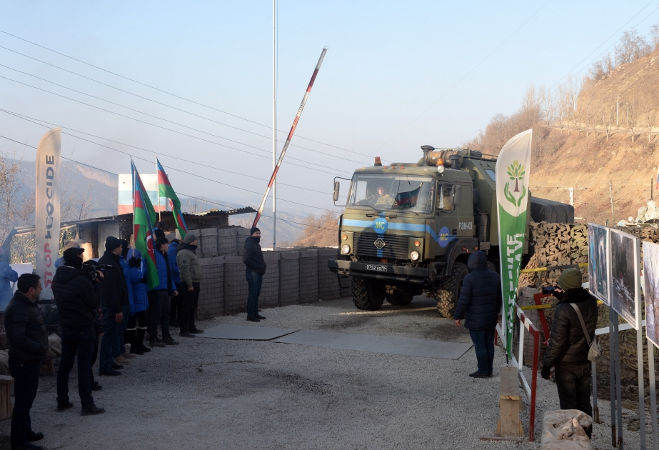 Sülhməramlıların doqquz avtomobili aksiya ərazisindən maneəsiz keçib