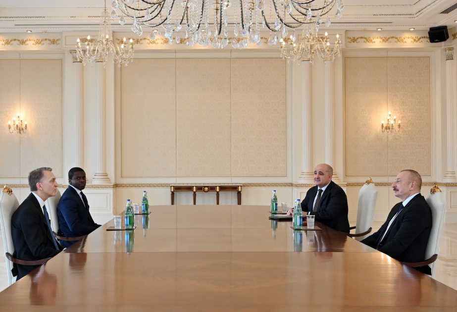 伊利哈姆·阿利耶夫总统接见布鲁克菲尔德资产管理公司首席执行官