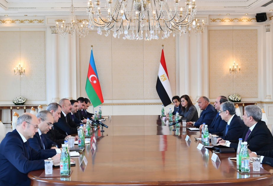 
الرئيس الهام علييف: ليس لدينا أي خلاف حول التطور المستقبلي للعلاقات المصرية الأذربيجانية