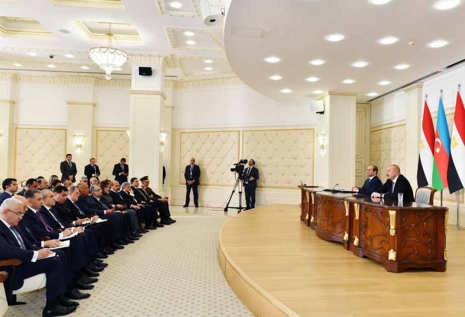 Azərbaycan Prezidenti: Bu gün Misir yerləşdiyi bölgədə sabitləşdirici rol oynayır