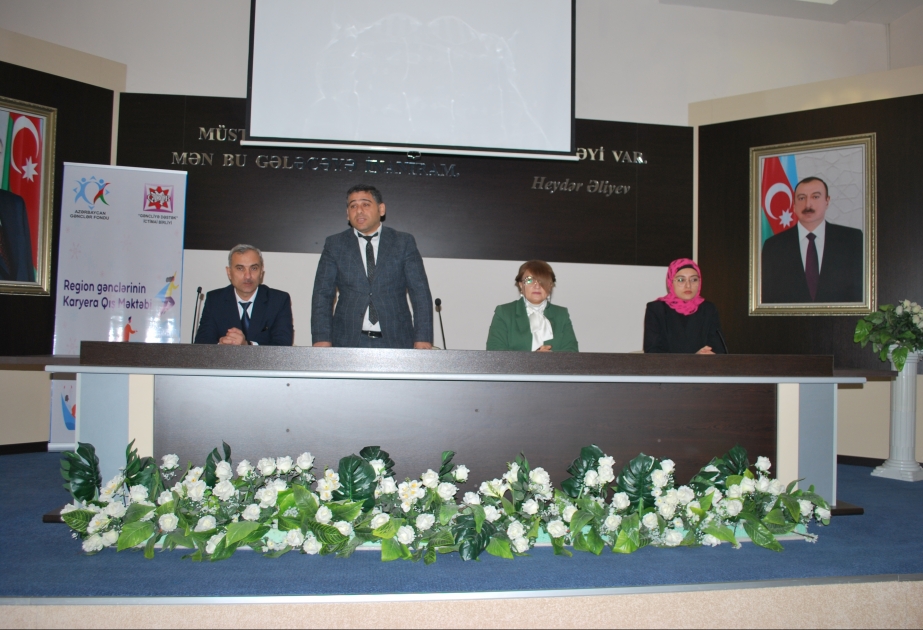 “Region gənclərinin Karyera Qış Məktəbi” adlı layihənin təqdimatı olub