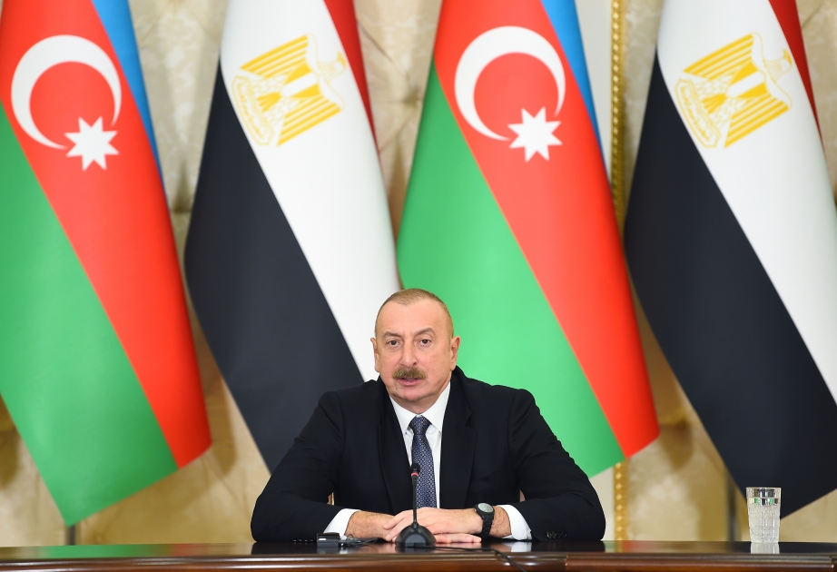 Azerbaijan and Egypt to support each other in international organizations, President Ilham Aliyev