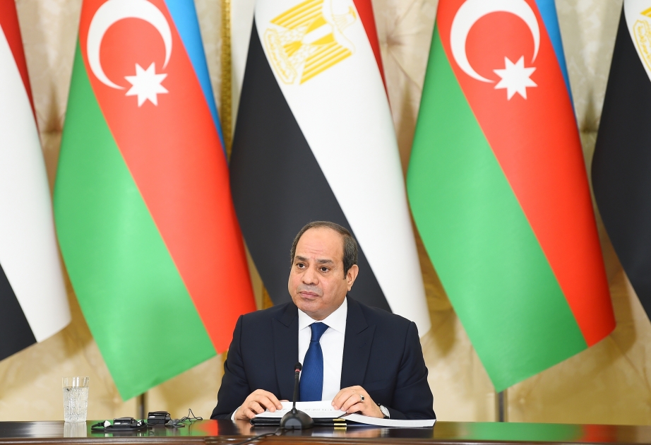 Abdel Fattah El-Sisi: Azerbaijan has achieved great successes under President Ilham Aliyev`s leadership