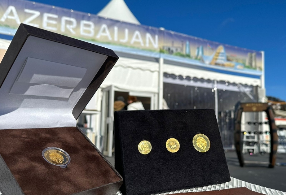 “AzerGold” QSC-nin qızıl sikkə kolleksiyaları İsveçrədə nümayiş olunur