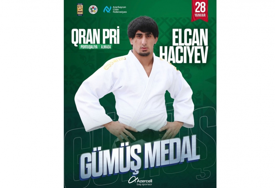 Judoka azerbaiyano obtiene la medalla plata en el Grand Prix Portugal 2023