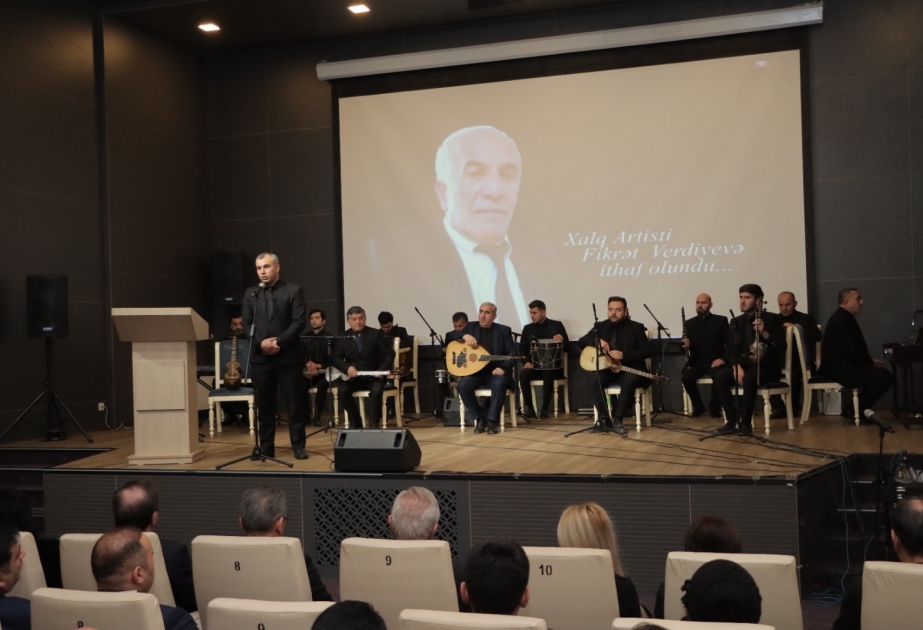 Gəncədə Xalq artisti Fikrət Verdiyevin xatirəsi anılıb