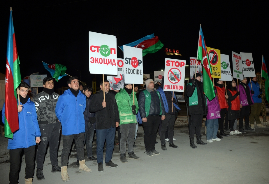 Laçın-Xankəndi yolu: Aksiya iştirakçıları yüksək iradə nümayiş etdirirlər