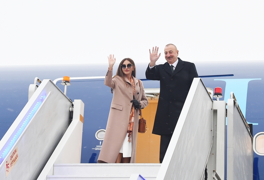 El presidente Ilham Aliyev finalizó su visita oficial a Hungría