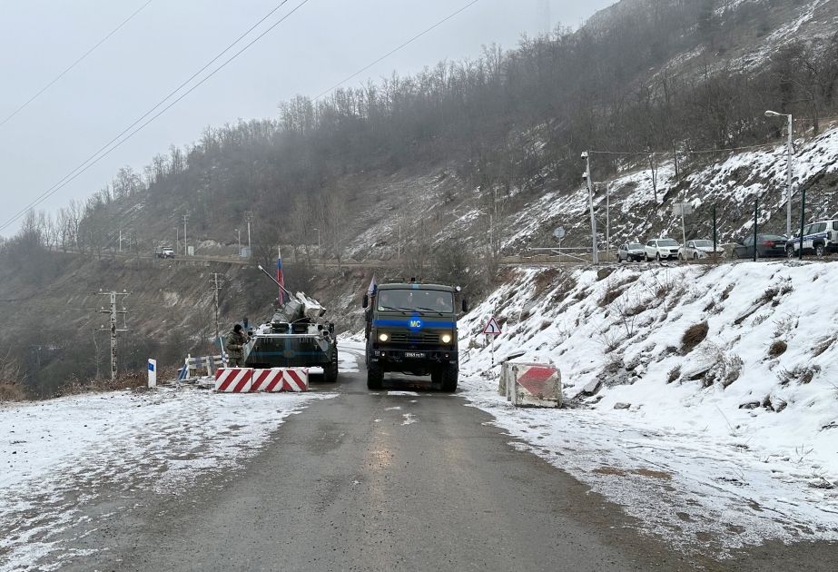 Sülhməramlıların iki avtomobili aksiya ərazisindən maneəsiz keçib