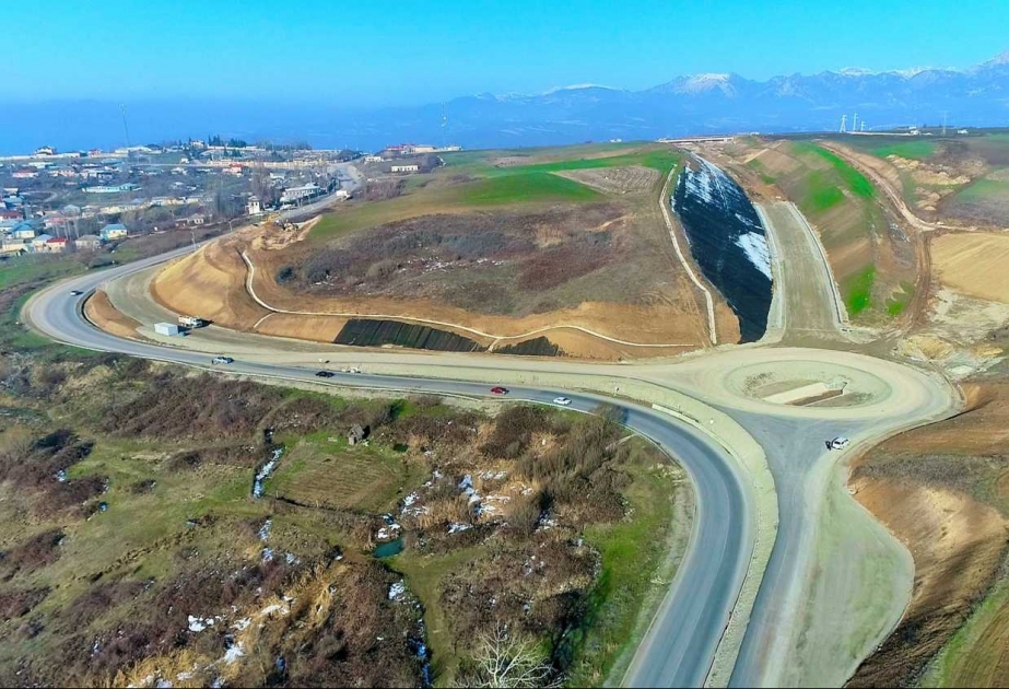 Muğanlı-İsmayıllı-Qəbələ yolu yenidənqurma nəticəsində 9,7 kilometr qısalacaq VİDEO