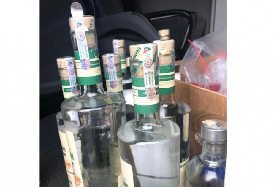 Yasamal rayonunda marketdə saxta spirtli içkilər aşkarlanıb