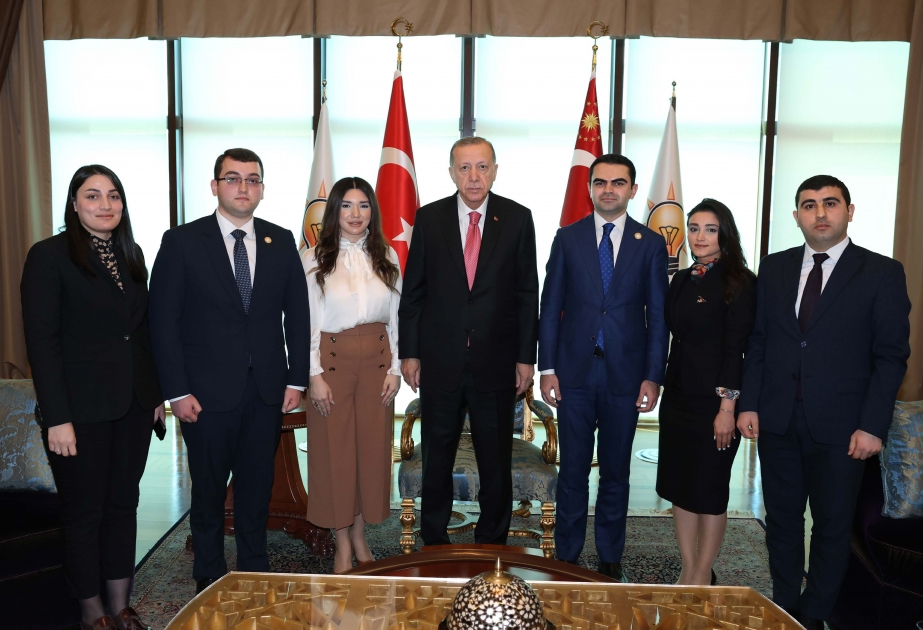Turkish President Recep Tayyip Erdogan receives NAP Youth Union delegation

