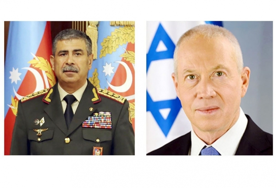 Azerbaijani, Israeli defense ministers hold phone conversation