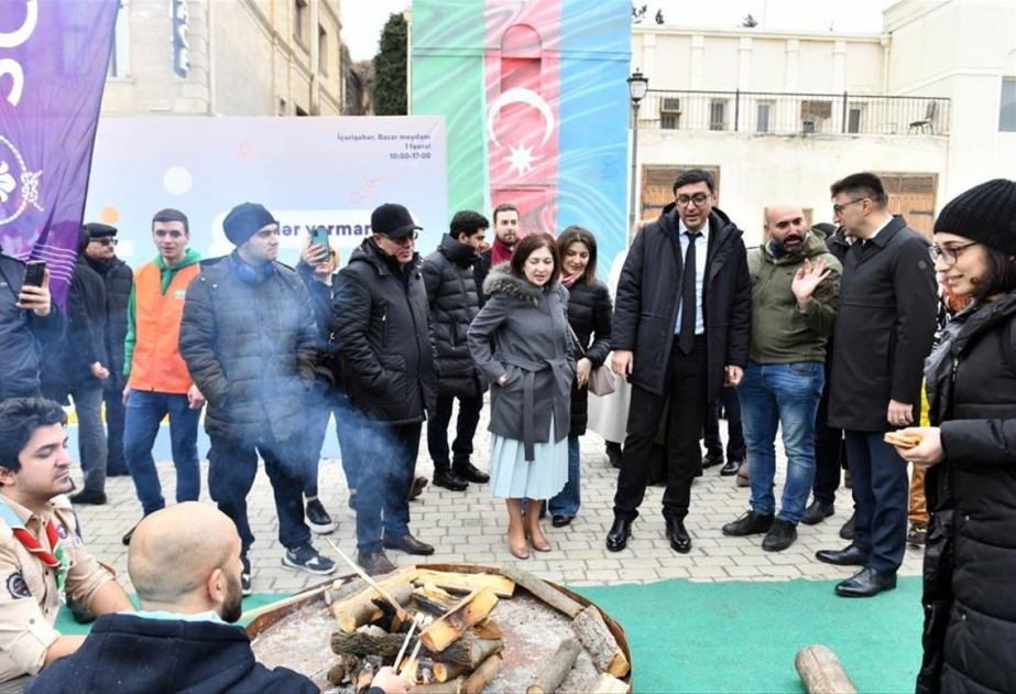 İçərişəhərdə “Gənclər yarmarkası” sərgisi təşkil edilib