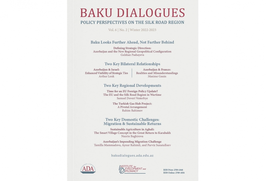 “Bakı Dialoqları” jurnalının növbəti sayı nəşr edilib