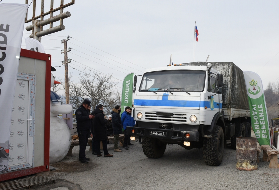 Созданы условия для проезда через территорию акции очередных автомобилей миротворцев