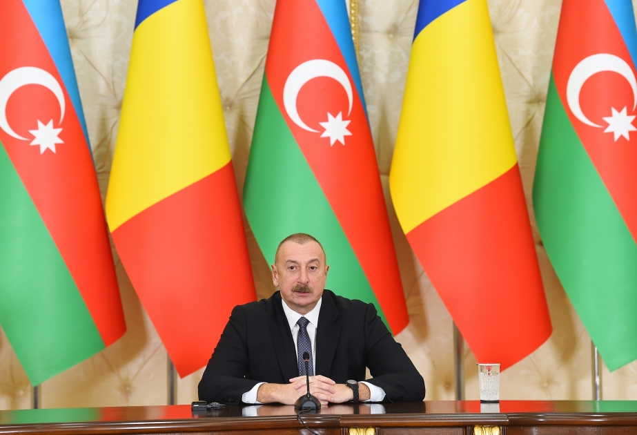 President Ilham Aliyev: Romania and Azerbaijan have been developing their relations on basis of strategic partnership