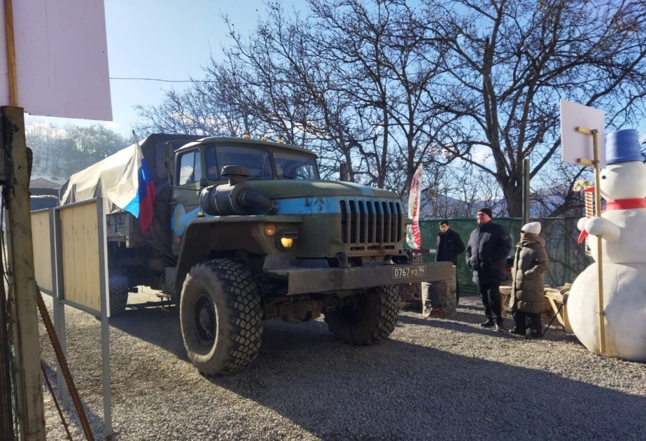 Twenty-three more vehicles of Russian peacekeepers move freely through protest area
