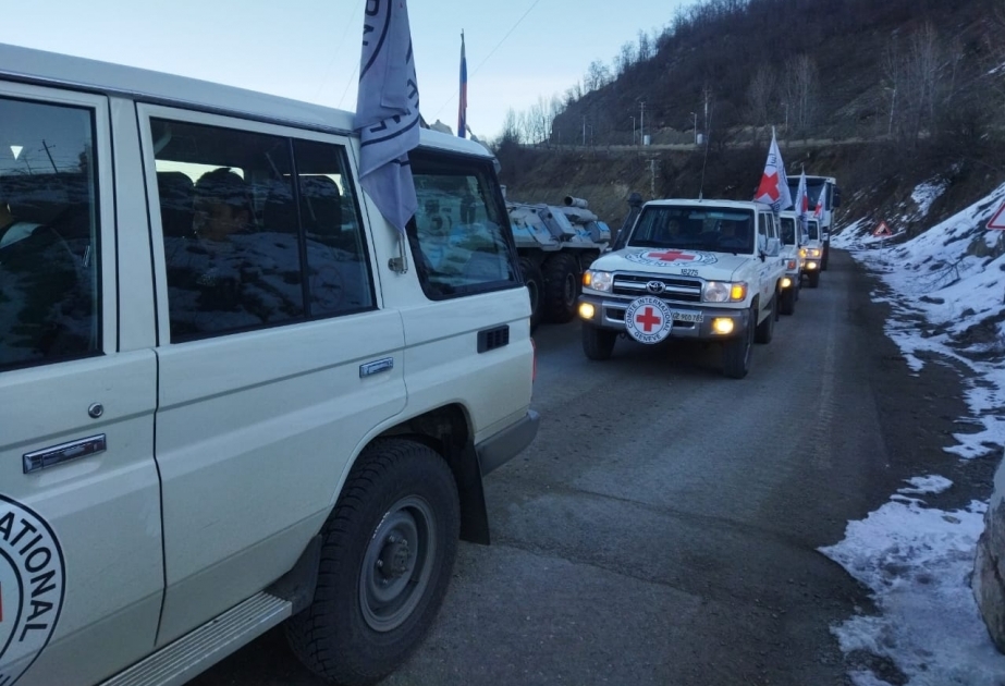 Eight ICRC vehicles passed freely through protest area