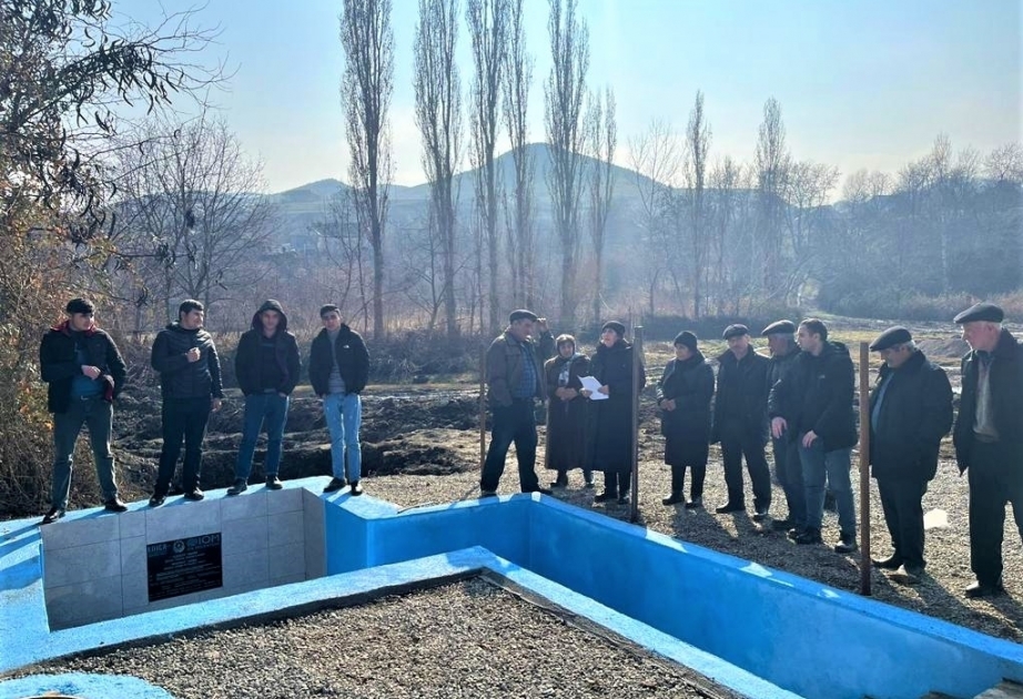 IOM Azerbaijan officially hands over renovated kahriz to local community in Gazakh district