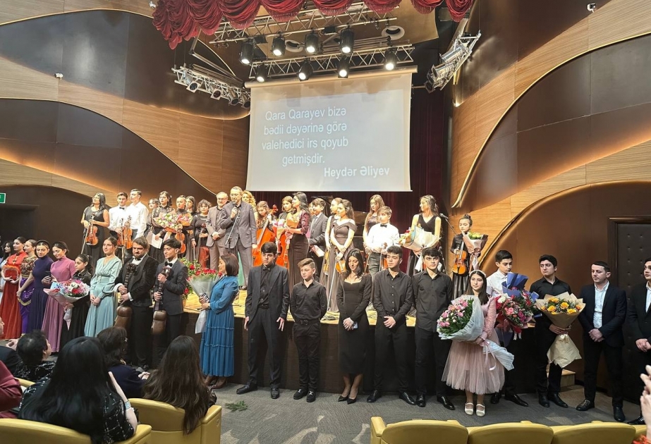 Görkəmli bəstəkar Qara Qarayevin 105 illik yubileyinə həsr olunmuş konsert təşkil edilib