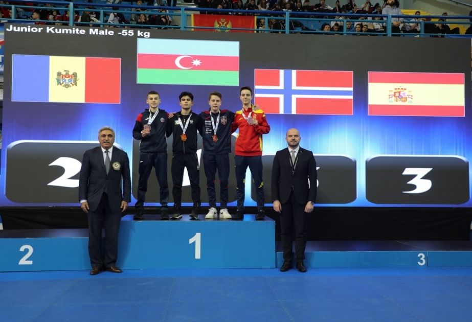 Milli komandamız qitə çempionatını 6 medalla başa vurub