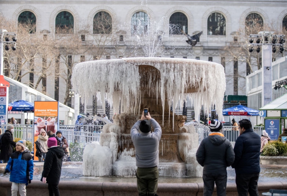 Polare Luftströme mit starken Windböen sorgen im Osten der USA und Kanadas für extremen Frost
