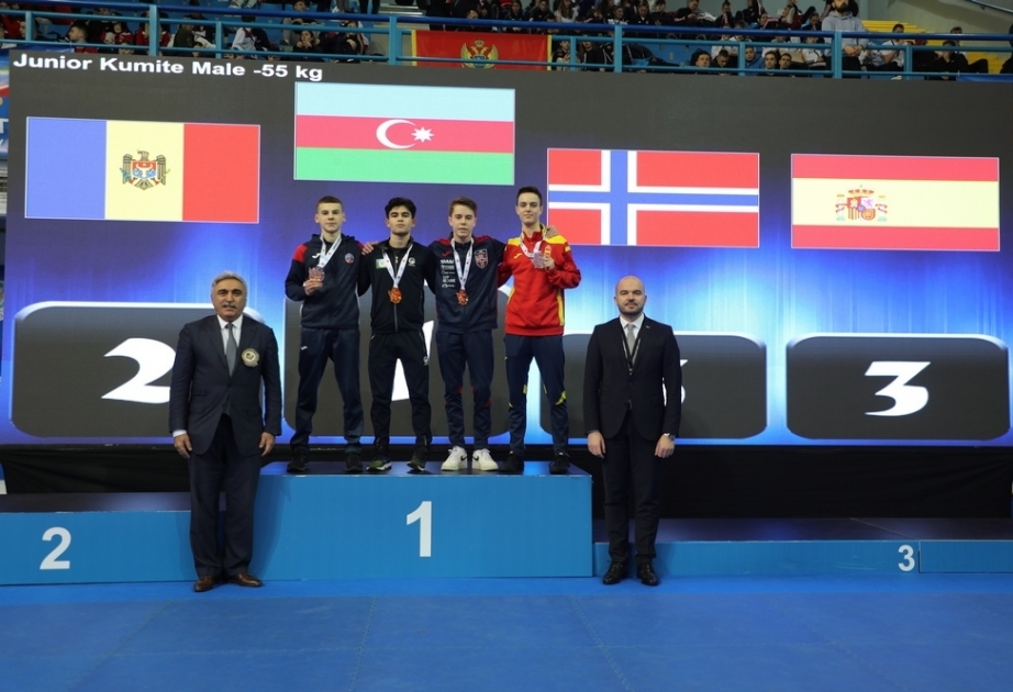 La selección de Azerbaiyán termina el Campeonato Continental de Karate con 6 medallas