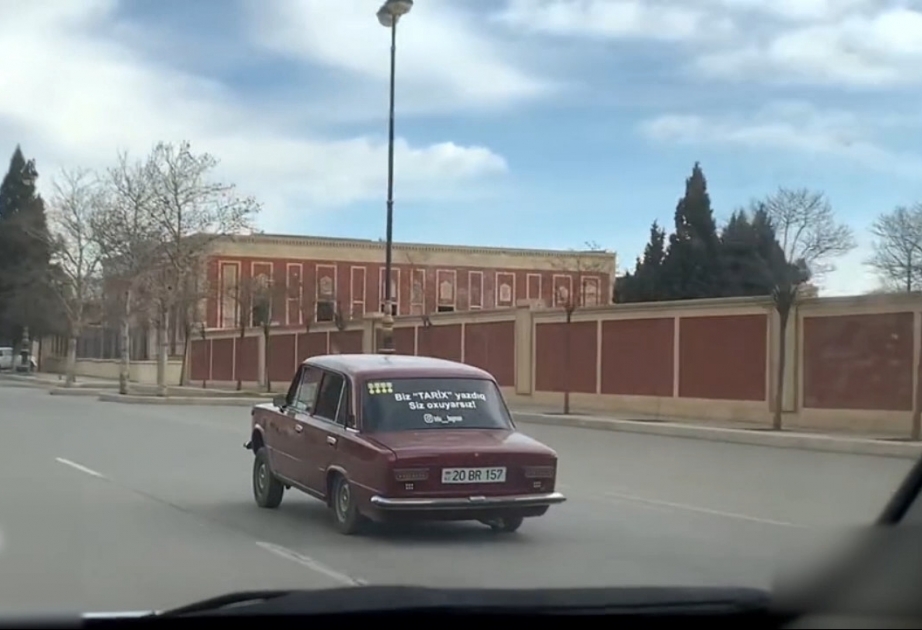 Toy karvanında avtoxuliqanlıq edən şəxs saxlanılıb VİDEO