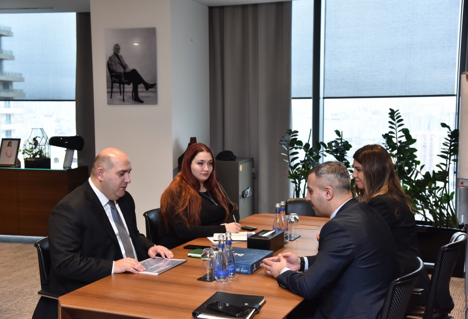 Prezidentin xüsusi nümayəndəsi ikinci “Yüksəliş” müsabiqəsinin qalibləri ilə görüşüb